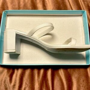 Jeffrey Campbell White Jelly Sandals